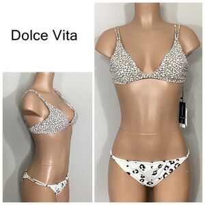 New. Dolce Vita cheetah bikini. M-top/L-bottom. MSRP $128
